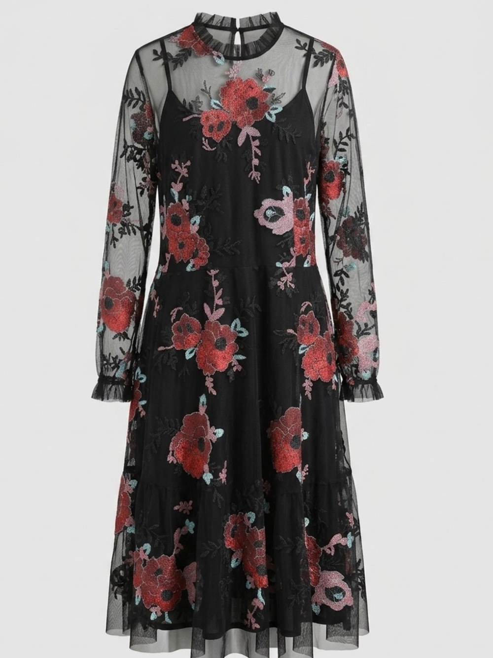 Dark Romantic Bloomcore Gothic Event Dress ELOQUII Witchy Whimsygoth Plus Sz 16